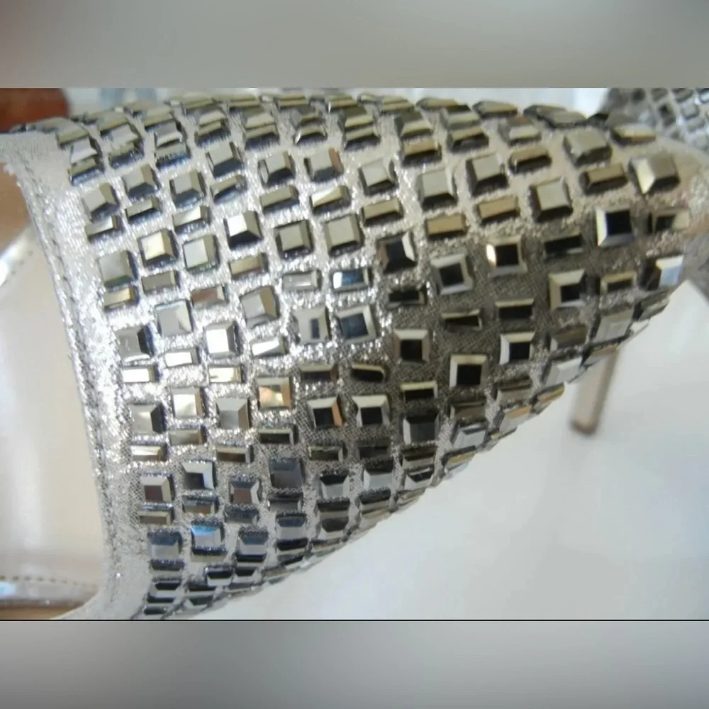 Jessica Simpson Claya Metal Pump Gold Pewter 8.5